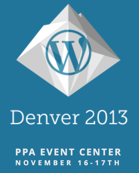 WordCamp Denver 2013.